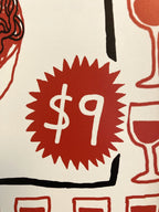 good times fine wine poster