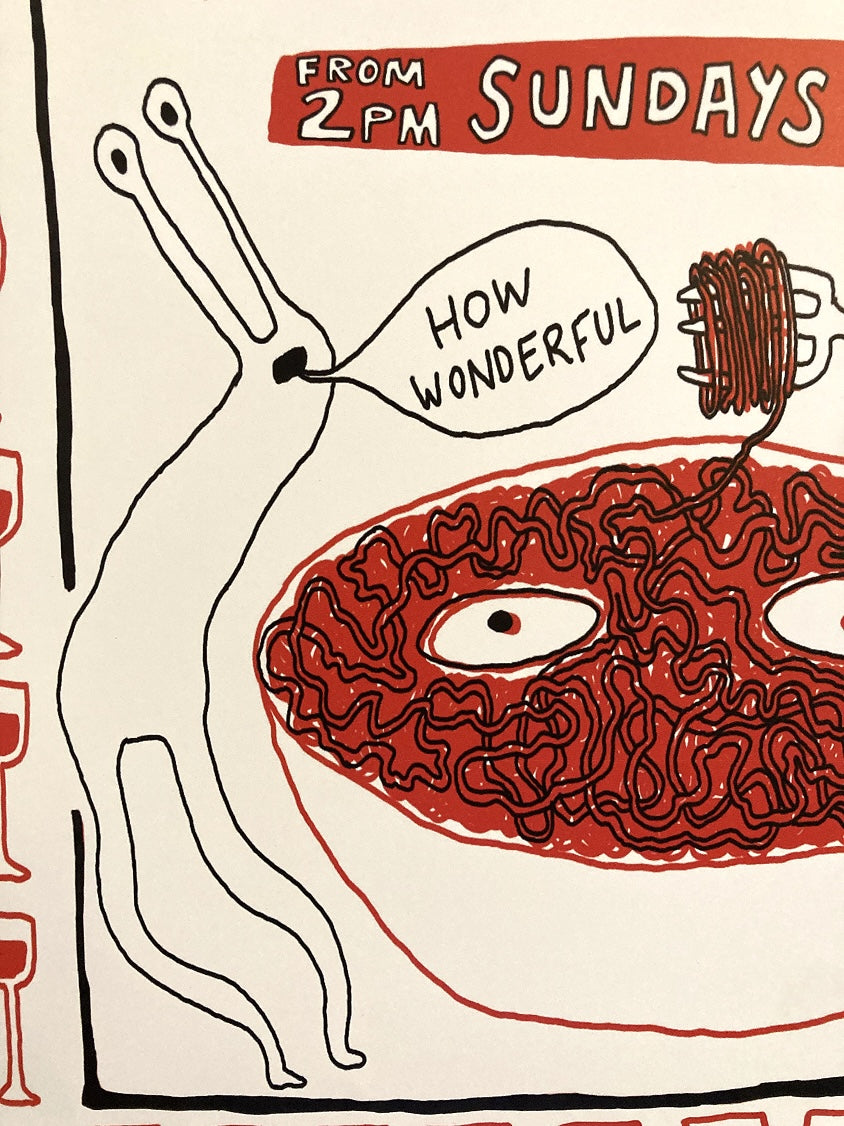 good times fine wine poster