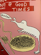 good times fine pasta poster