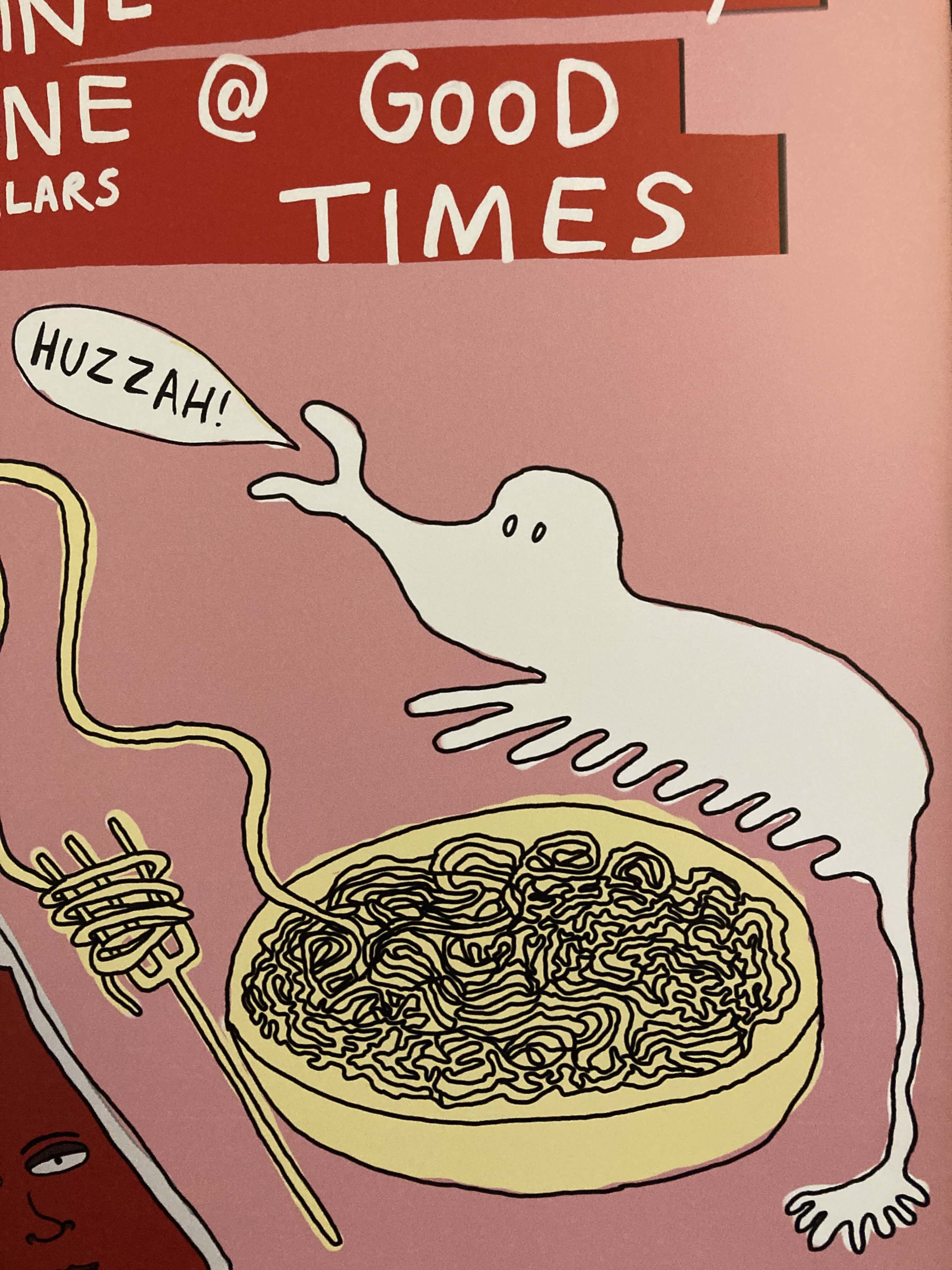 good times fine pasta poster