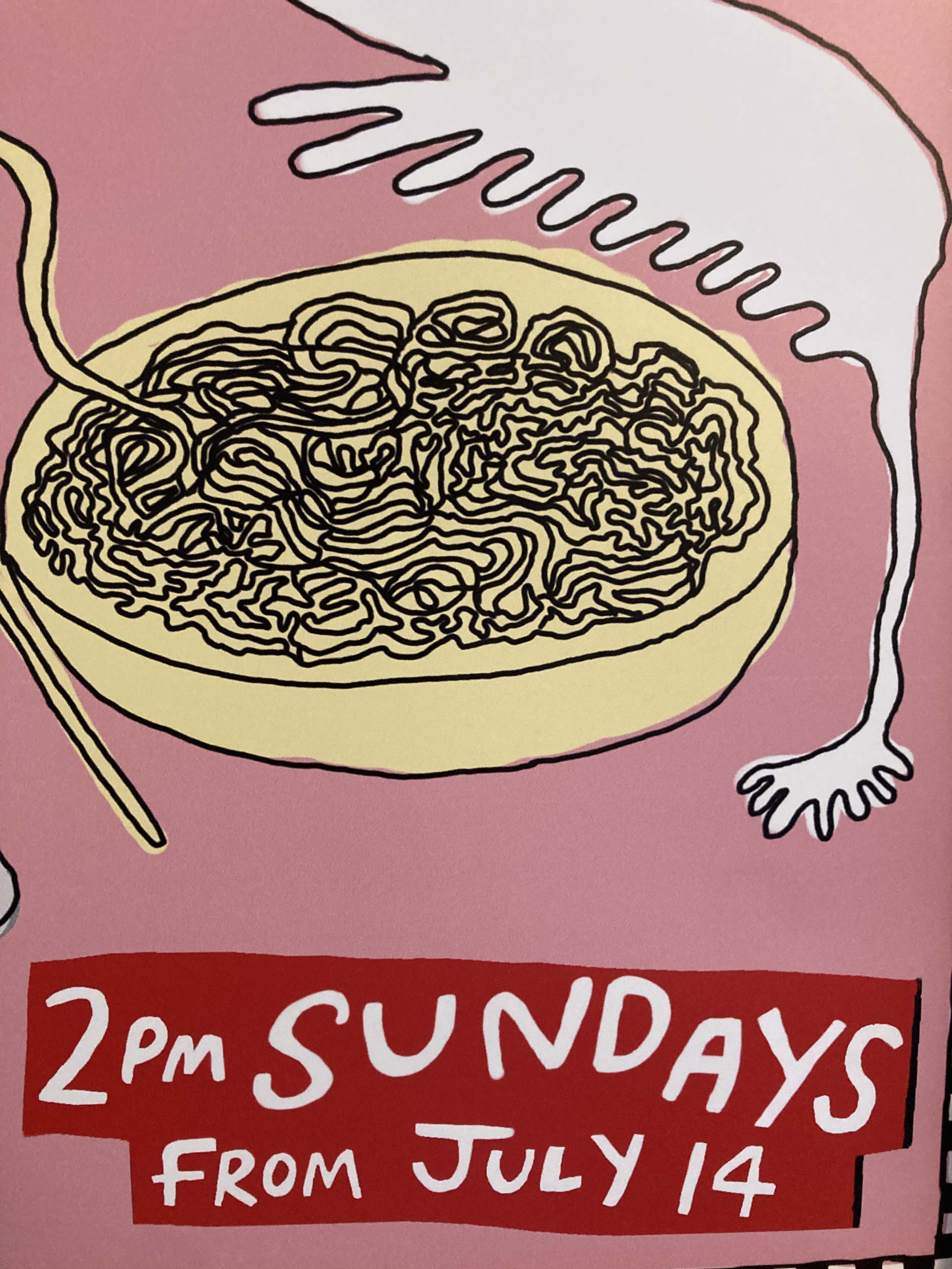 good times fine pasta poster