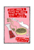 good times Fine Pasta Poster